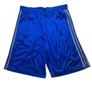 Adidas Blue / Gray Boys Athletic Shorts Size Large